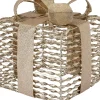 Intratuin kerstfiguur Boxa cadeau goud 25 x 25 x 30 cm