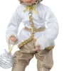 Intratuin kerstfiguur Elleve elf wit / beige 11 x 7 x 47 cm