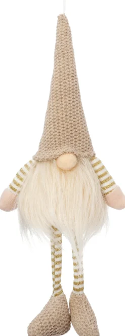 Intratuin kerstfiguur gnoom lichtbruin 11 x 6 x 29 cm