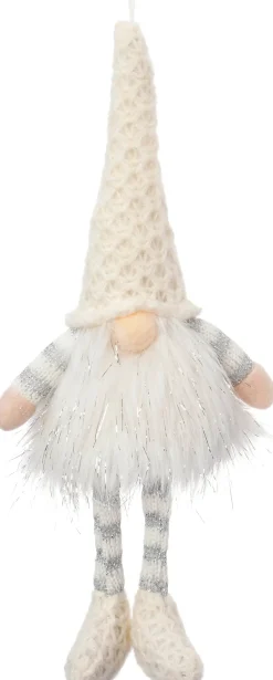Intratuin kerstfiguur gnoom wit 11 x 6 x 29 cm