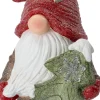 Intratuin kerstfiguur gnoom rood / groen met verlichting 22,5 x 17,5 x 44 cm