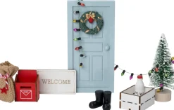 Intratuin kerstfiguur Hobb kabouter set melkkrat 7,5 x 2 x 15 cm