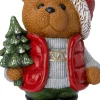 Intratuin kerstfiguur Huldra beer kerstboom met verlichting 28,5 x 19 x 38,5 cm