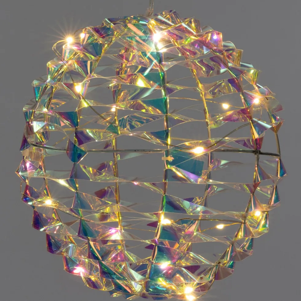 Intratuin kerstfiguur Iris bal met verlichting D 20 H 20 cm