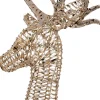 Intratuin kerstfiguur Iris rendier goud met verlichting 125 x 43 x 270 cm