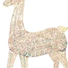 Intratuin kerstfiguur Iris rendier goud met verlichting 125 x 43 x 270 cm
