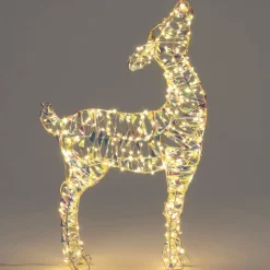 Intratuin kerstfiguur Iris rendier met verlichting 38 x 10 x 63 cm