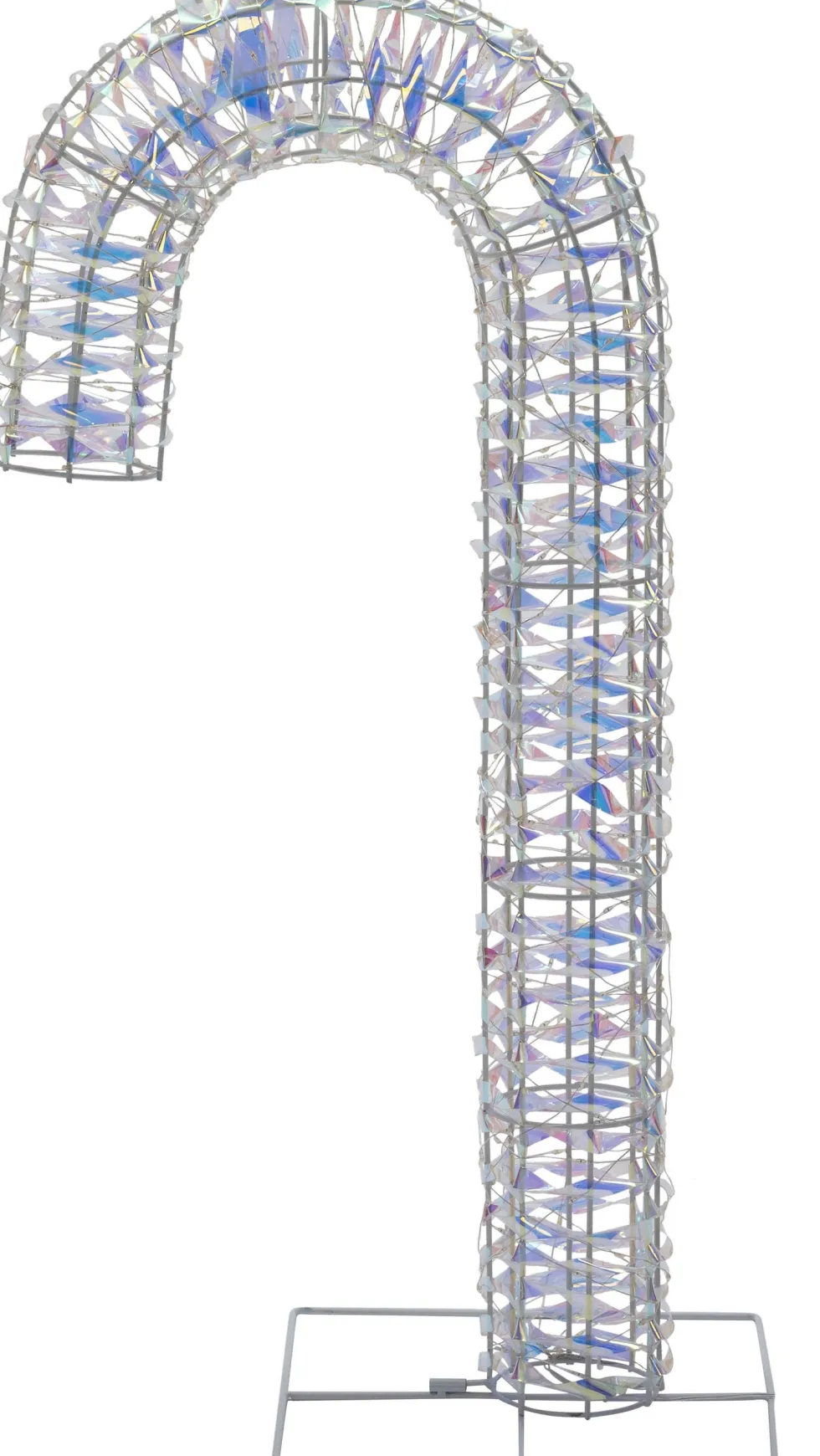 Intratuin kerstfiguur Iris zuurstok met verlichting 35 x 9 x 74 cm