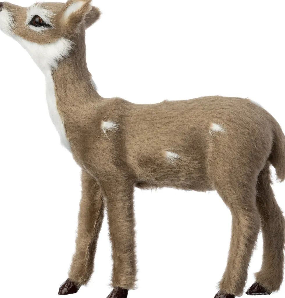 Intratuin kerstfiguur Jurda hert bruin 10 x 3 x 10 cm