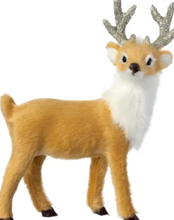 Intratuin kerstfiguur Jurda hert bruin 10 x 4 x 12 cm
