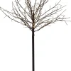 Intratuin kerstfiguur kerstboom met LED zwart D 31 H 120 cm warm wit