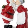 Intratuin kerstfiguur kerstman kusje rood / wit 23,5 x 13 x 28,5 cm