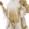 Intratuin kerstfiguur kerstman goud / crème 28 x 20 x 60 cm