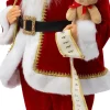 Intratuin kerstfiguur kerstman met knuffel rood 40,5 x 31 x 48,5 cm