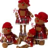 Intratuin kerstfiguur Laya peperkoekvrouw bruin 23 x 18 x 28 cm