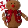 Intratuin kerstfiguur Laya peperkoekman bruin 20 x 12 x 38 cm