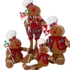 Intratuin kerstfiguur Laya peperkoekman bruin 23 x 18 x 28 cm