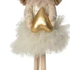 Intratuin kerstfiguur Linda meisje crème 15 x 11 x 47 cm