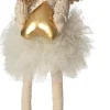 Intratuin kerstfiguur Linda meisje crème 15 x 11 x 54 cm