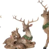 Intratuin kerstfiguur Lora hert zittend bruin 15,5 x 9,5 x 17 cm