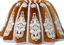Intratuin kerstfiguur Maglia cake bruin 32 x 32 x 18 cm
