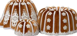 Intratuin kerstfiguur Maglia cake bruin 28 x 28 x 15 cm