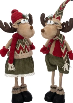 Intratuin kerstfiguur Miro eland rok 24 x 17 x 61 cm