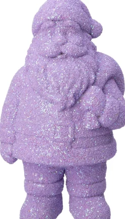 Intratuin kerstfiguur Nestor kerstman blauw D 13 H 25 cm