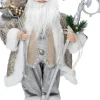 Intratuin kerstfiguur Nimrod kerstman zilver 23 x 18 x 45 cm