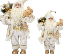 Intratuin kerstfiguur Nimrod kerstman goud 28 x 20 x 60 cm