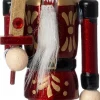 Intratuin kerstfiguur notenkraker zwaard beige / goud 4,5 x 4 x 15 cm