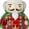 Intratuin kerstfiguur notenkraker groen / rood D 10,6 H 33,5 cm