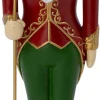 Intratuin kerstfiguur notenkraker rood / groen 9,4 x 8,2 x 30,9 cm