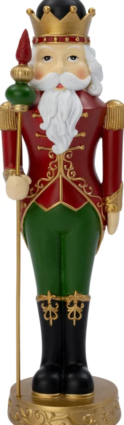 Intratuin kerstfiguur notenkraker rood / groen 9,4 x 8,2 x 30,9 cm