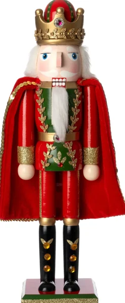 Intratuin kerstfiguur notenkraker rood 10 x 8 x 38 cm