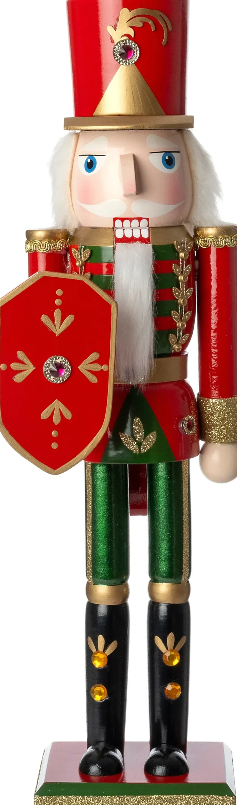 Intratuin kerstfiguur notenkraker rood 11 x 9 x 38,5 cm