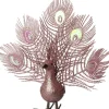 Intratuin kerstfiguur Paco pauw roze 38 x 30 x 9 cm