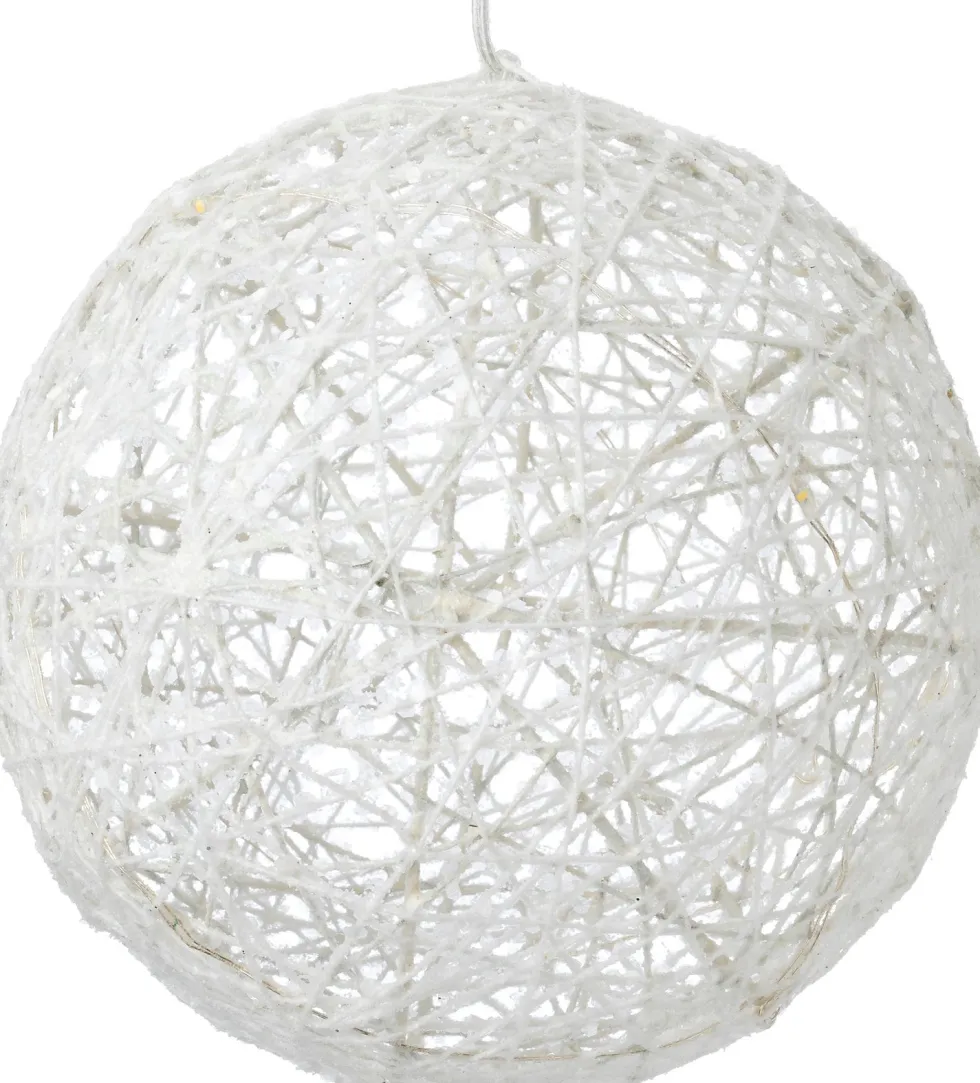 Intratuin kerstfiguur Pallo bal roze met verlichting D 20 H 20 cm