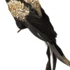 Intratuin kerstfiguur papagaai Tjerk zwart 28 x 7 x 6 cm