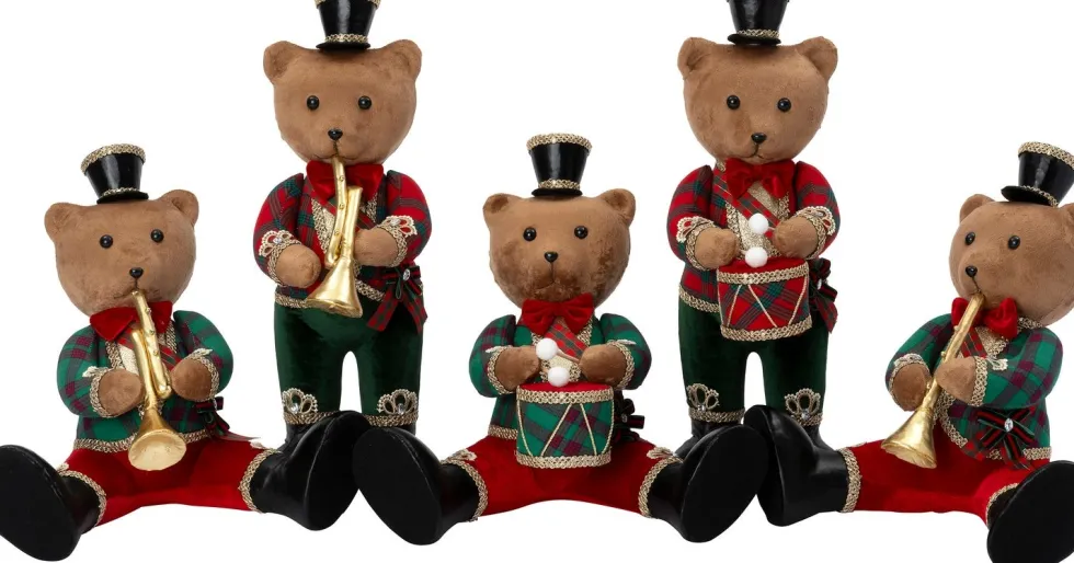 Intratuin kerstfiguur Paul beer 24 x 28 x 62 cm