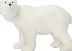 Intratuin kerstfiguur Polar ijsbeer wit 27 x 15 x 20 cm