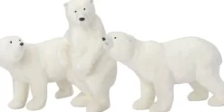 Intratuin kerstfiguur Polar ijsbeer wit 27 x 15 x 20 cm