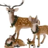 Intratuin kerstfiguur Poro rendier bruin 40 x 23 x 27 cm