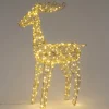 Intratuin kerstfiguur rendier met verlichting 59,5 x 24,5 x 95 cm