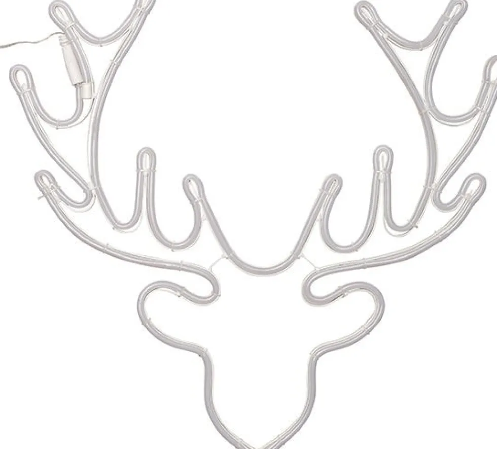 Intratuin kerstfiguur rendier met 384 LED lampjes warm wit 53 x 2 x 56 cm