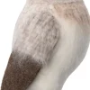 Intratuin kerstfiguur Rito uil grijs / wit 21 x 18 x 40 cm