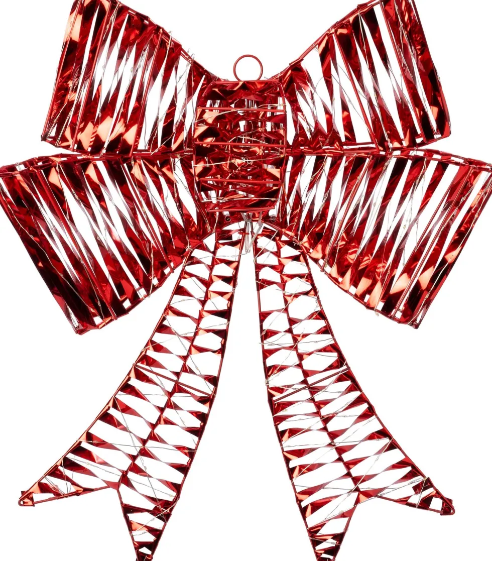 Intratuin kerstfiguur strik met verlichting 53 x 10 x 65 cm