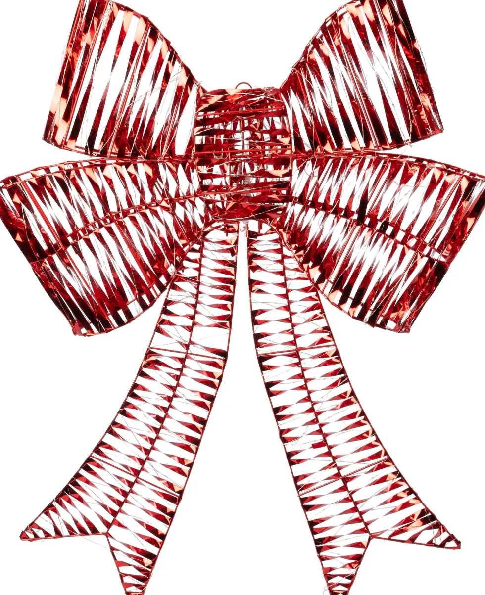 Intratuin kerstfiguur strik met verlichting 79 x 14,5 x 101 cm
