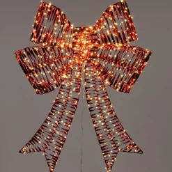 Intratuin kerstfiguur strik met verlichting 79 x 14,5 x 101 cm