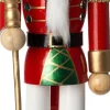 Intratuin kerstfiguur Sverre notenkraker goud / rood / wit 7 x 6 x 25 cm
